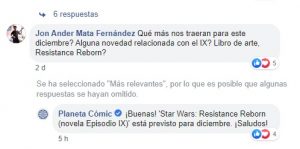 Planeta Cómic Star Wars Resistance Reborn