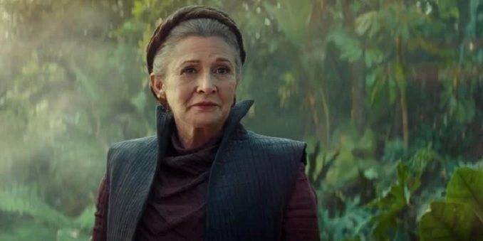Carrie Fisher Star Wars episodio 9 El Ascenso de Skywalker