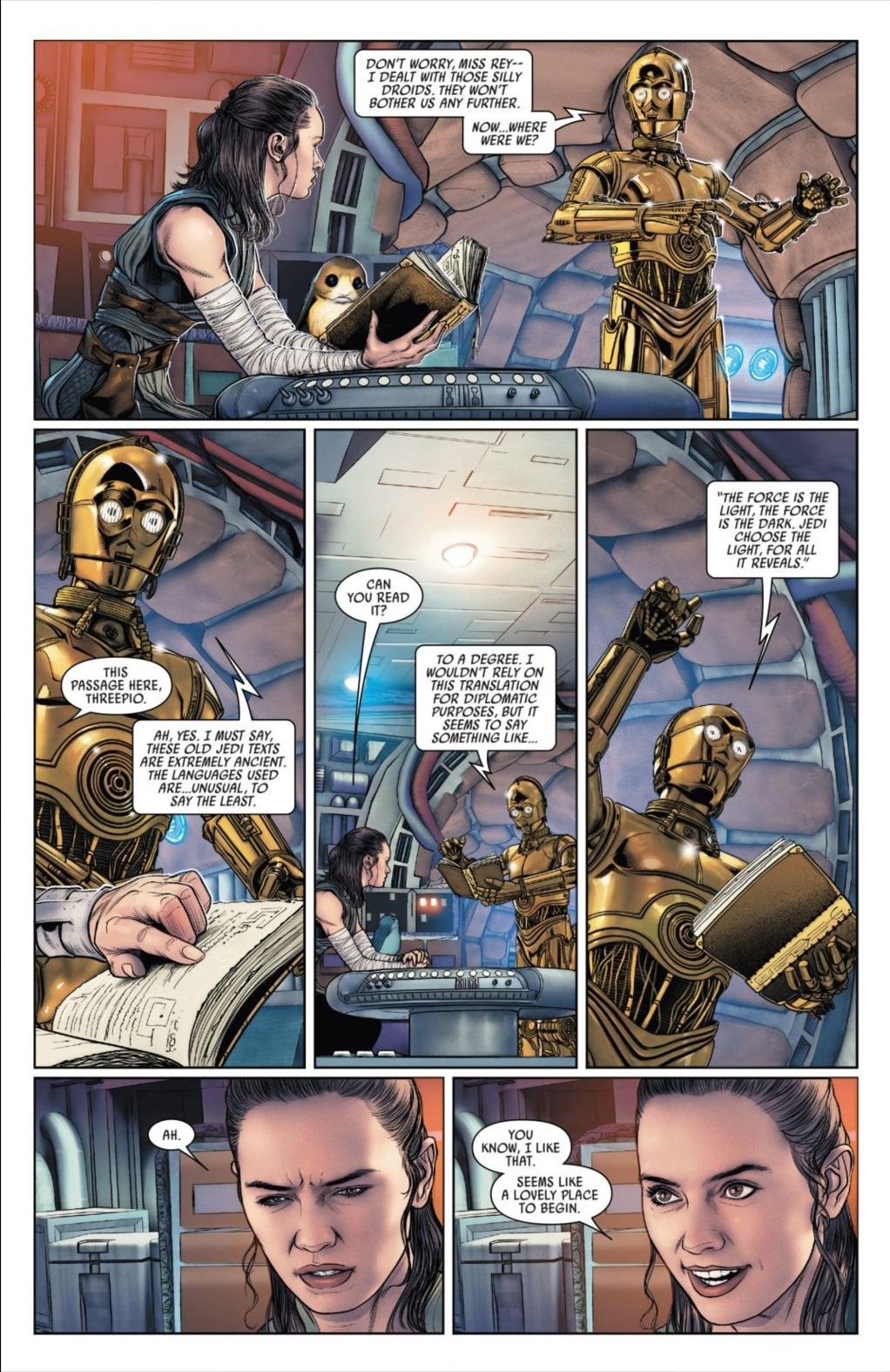 Rey El Ascenso de Skywalker Textos Jedi